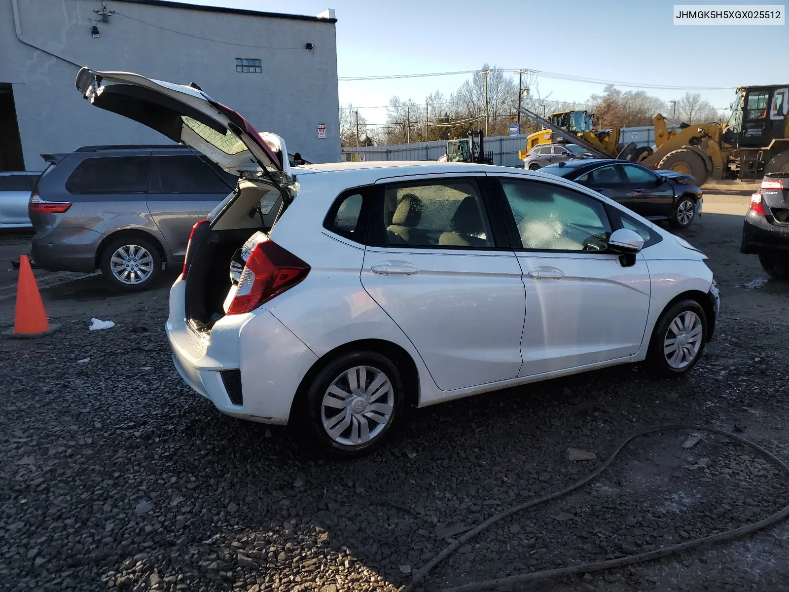 2016 Honda Fit Lx VIN: JHMGK5H5XGX025512 Lot: 67447554