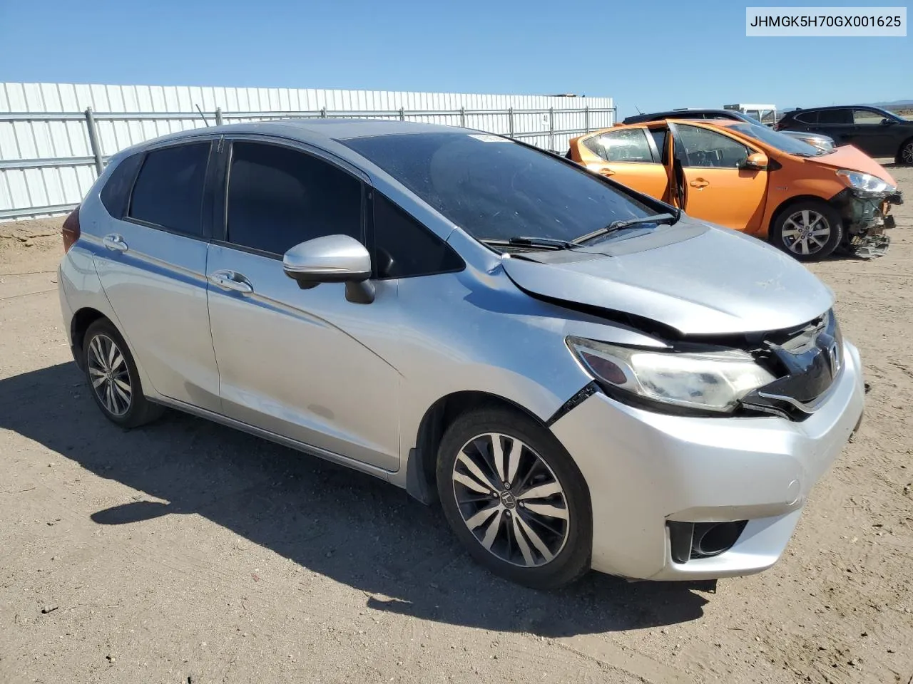 JHMGK5H70GX001625 2016 Honda Fit Ex