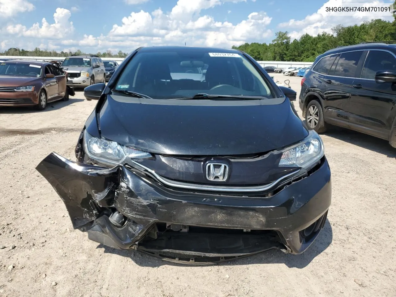 2016 Honda Fit Ex VIN: 3HGGK5H74GM701091 Lot: 68032764