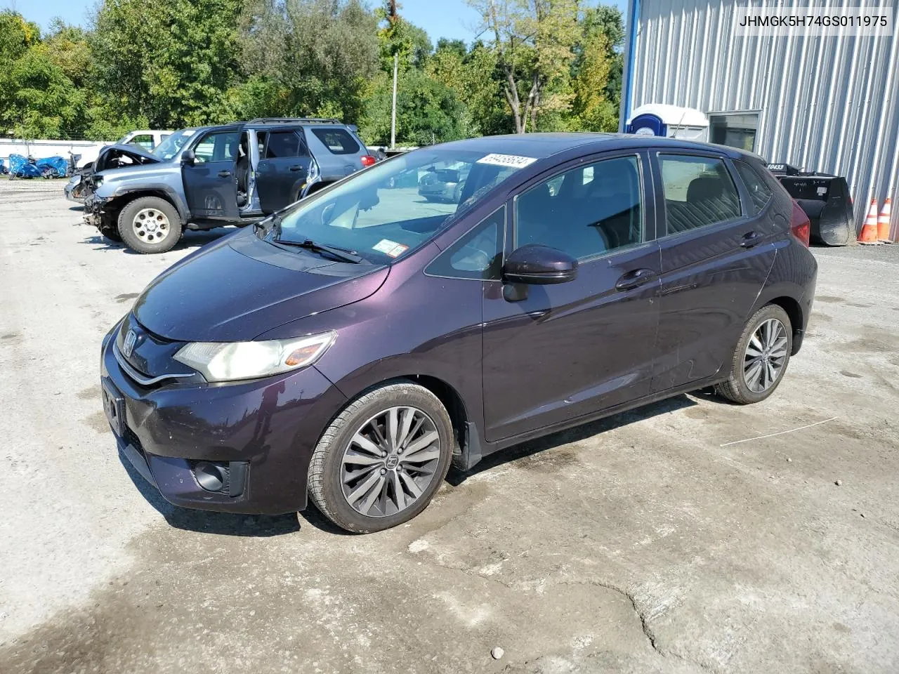 2016 Honda Fit Ex VIN: JHMGK5H74GS011975 Lot: 69458634