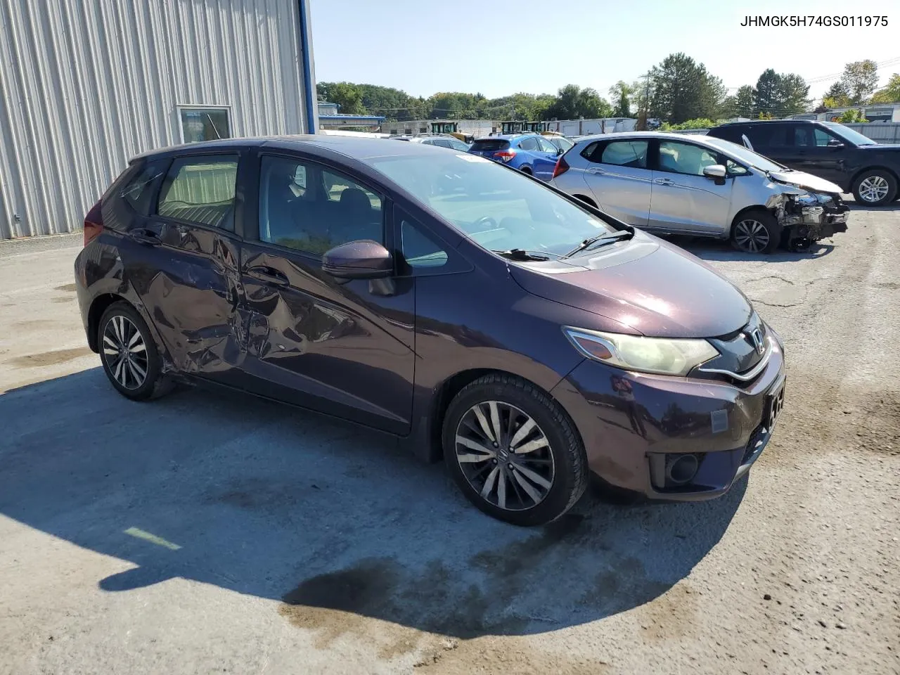 2016 Honda Fit Ex VIN: JHMGK5H74GS011975 Lot: 69458634