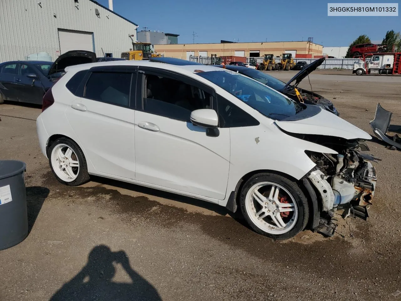 2016 Honda Fit Ex VIN: 3HGGK5H81GM101332 Lot: 69495204