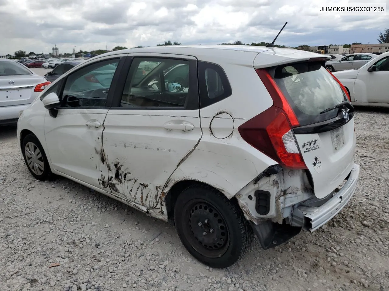 2016 Honda Fit Lx VIN: JHMGK5H54GX031256 Lot: 70399394