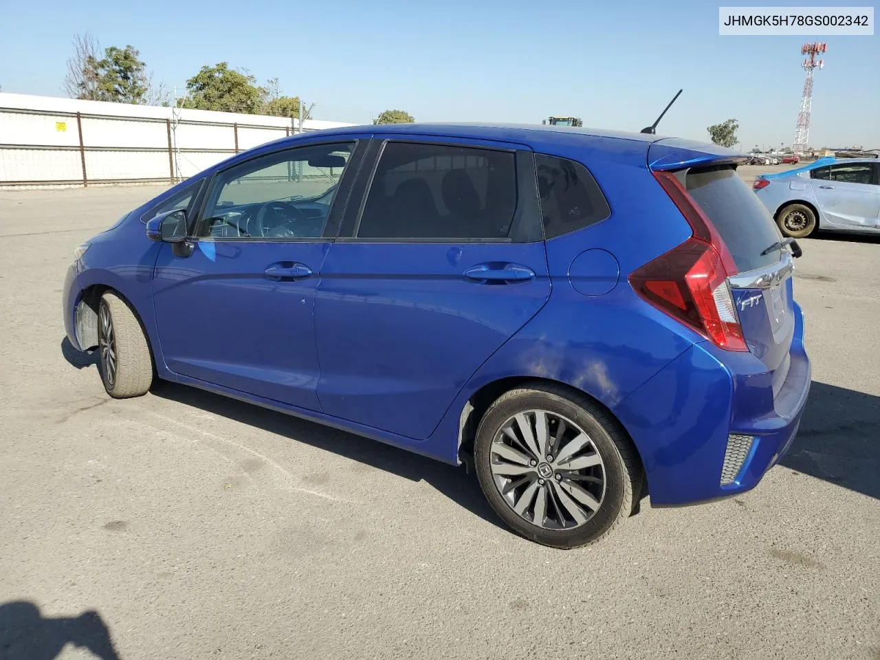 JHMGK5H78GS002342 2016 Honda Fit Ex