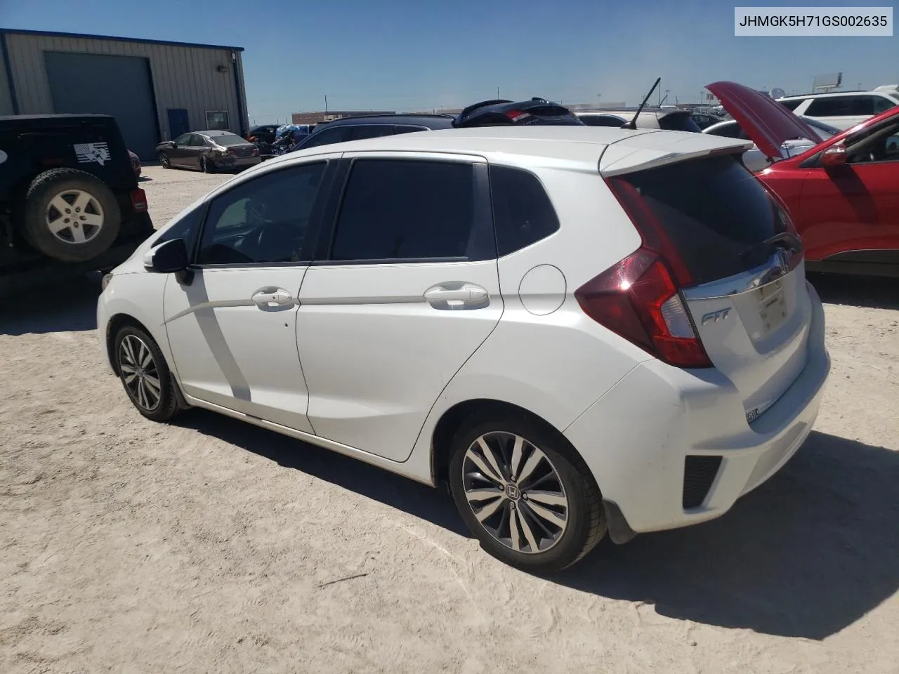 2016 Honda Fit Ex VIN: JHMGK5H71GS002635 Lot: 70787344