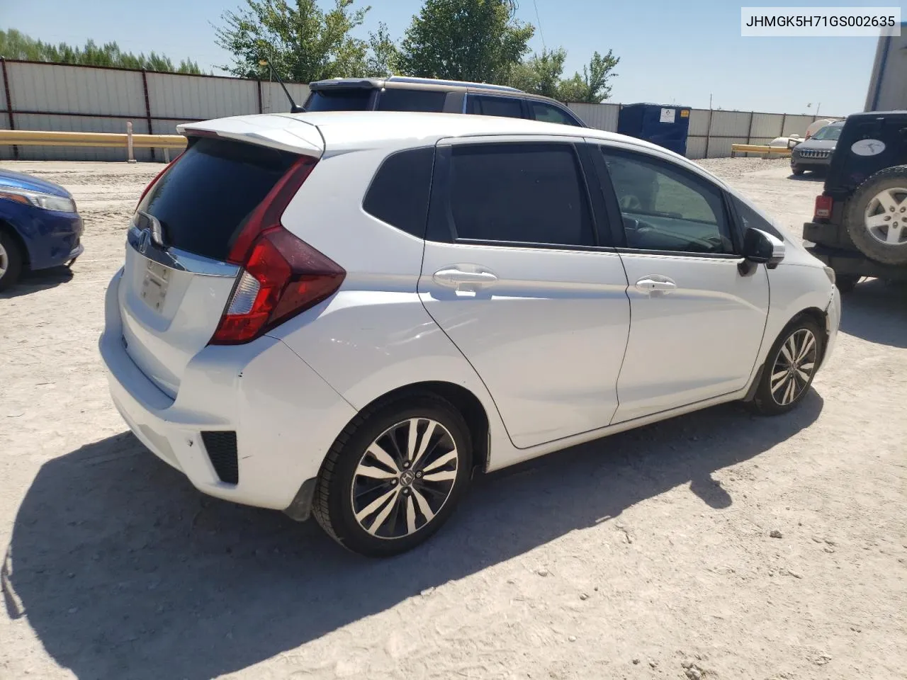 2016 Honda Fit Ex VIN: JHMGK5H71GS002635 Lot: 70787344