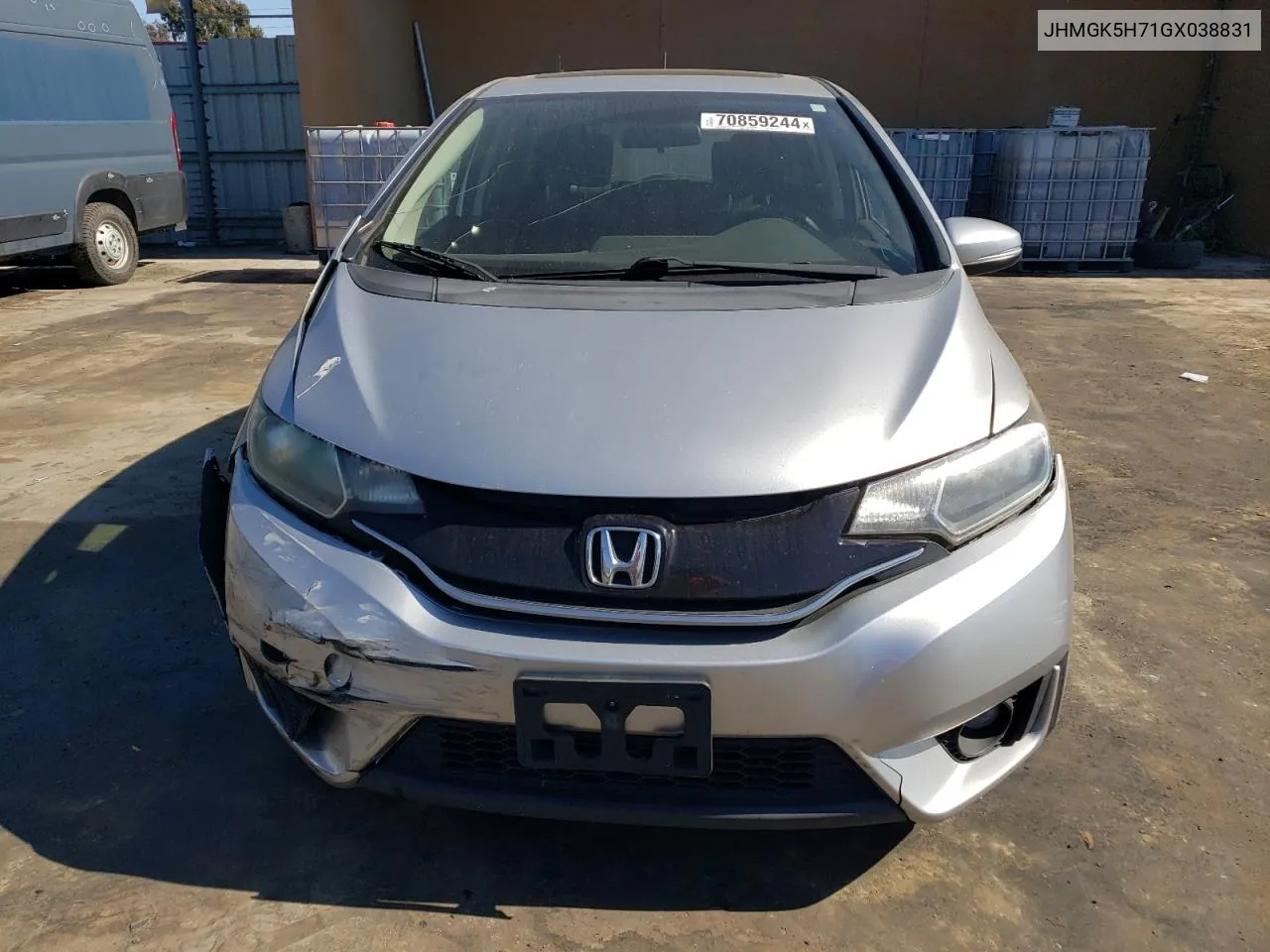 2016 Honda Fit Ex VIN: JHMGK5H71GX038831 Lot: 70859244