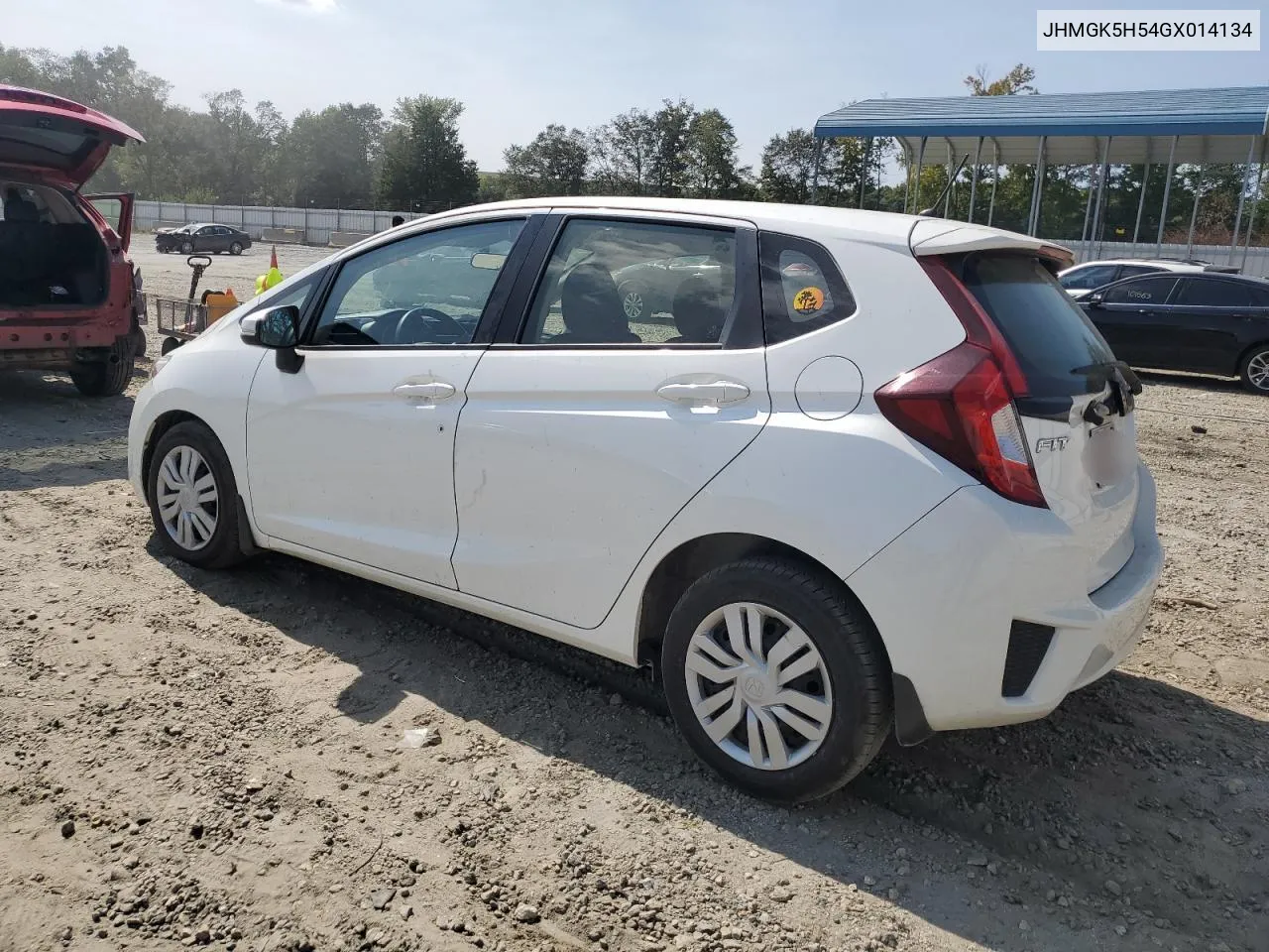 2016 Honda Fit Lx VIN: JHMGK5H54GX014134 Lot: 70894864