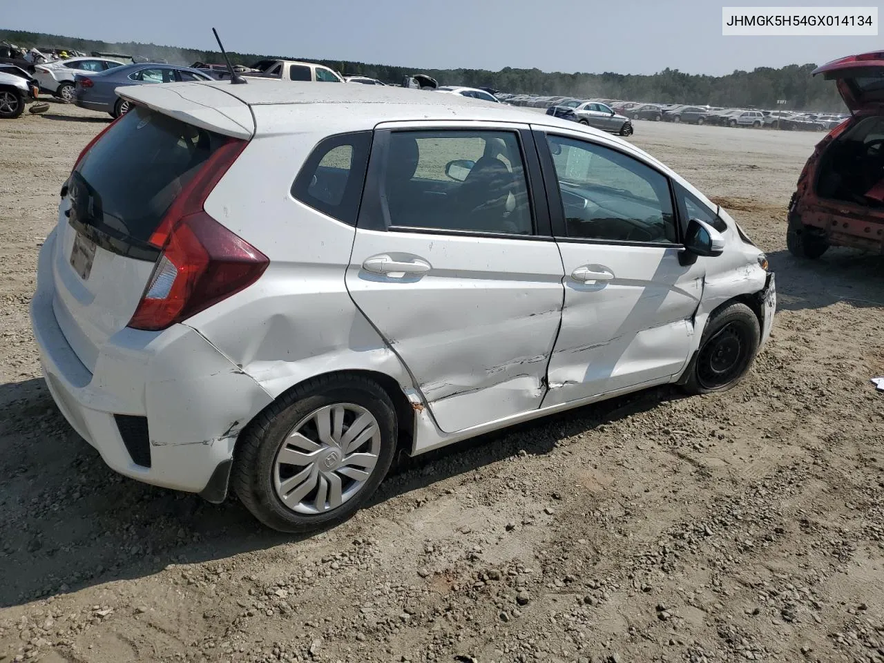 2016 Honda Fit Lx VIN: JHMGK5H54GX014134 Lot: 70894864