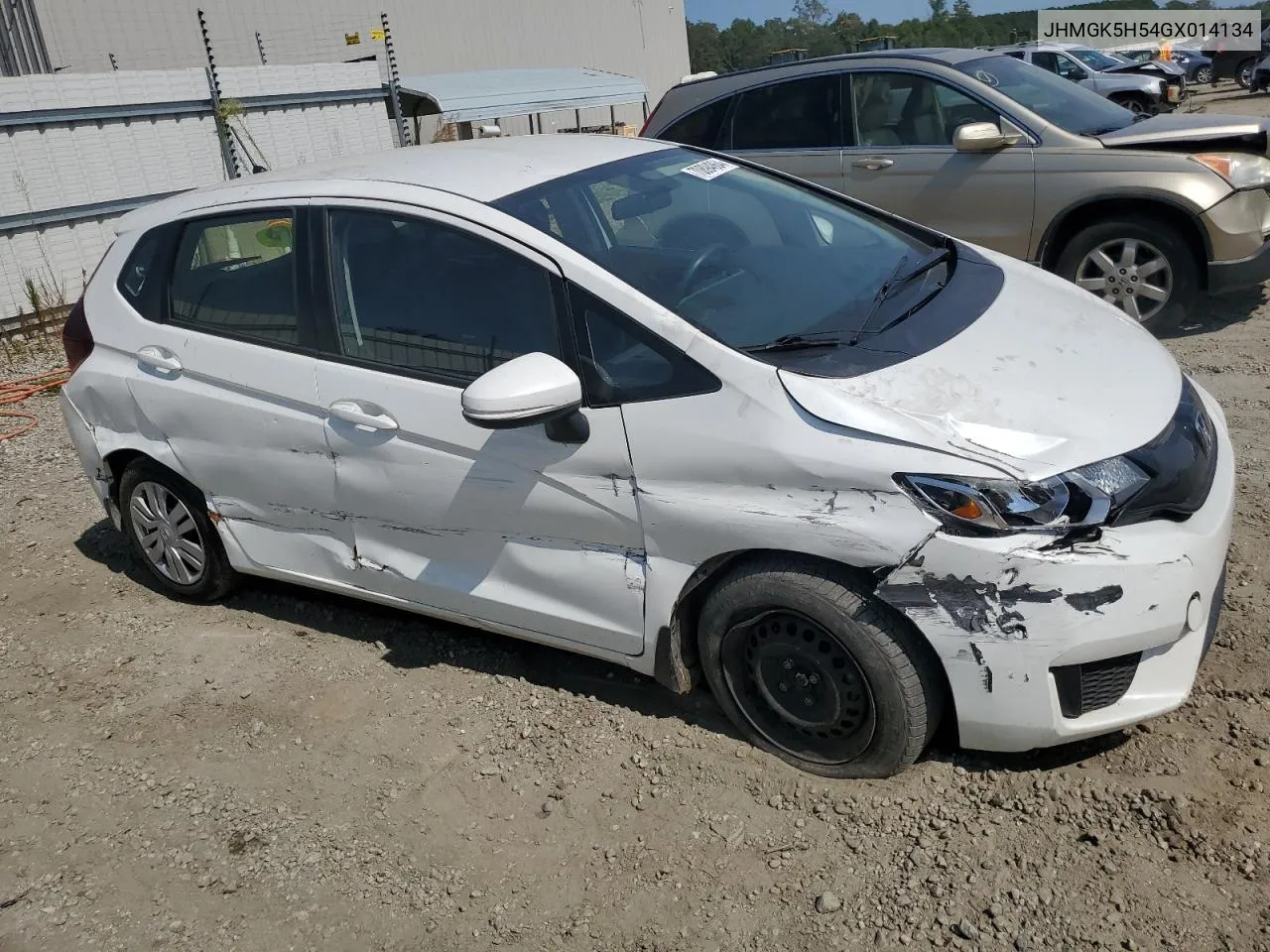 2016 Honda Fit Lx VIN: JHMGK5H54GX014134 Lot: 70894864