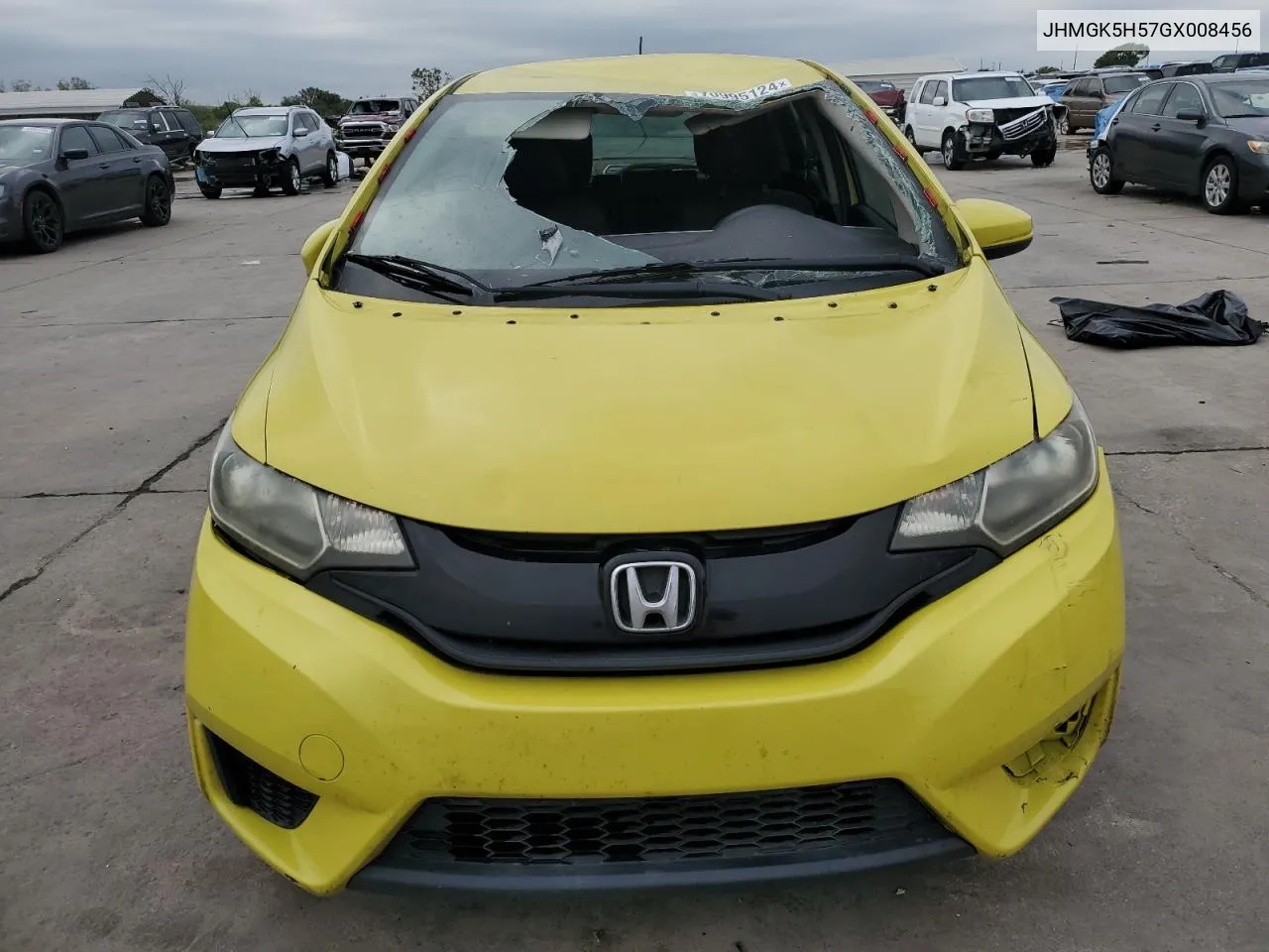 2016 Honda Fit Lx VIN: JHMGK5H57GX008456 Lot: 70995124