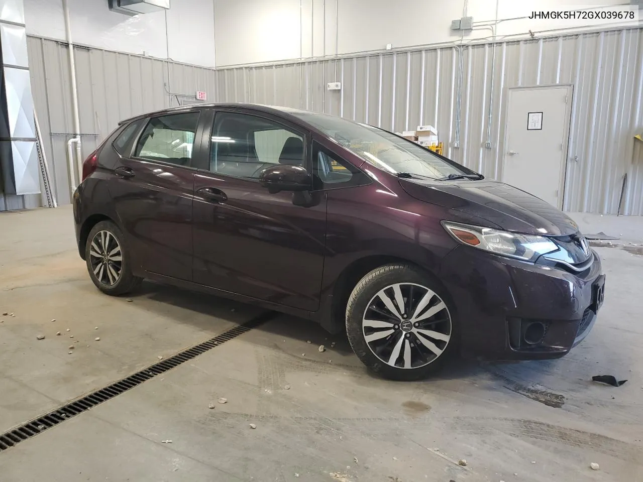 2016 Honda Fit Ex VIN: JHMGK5H72GX039678 Lot: 71064144