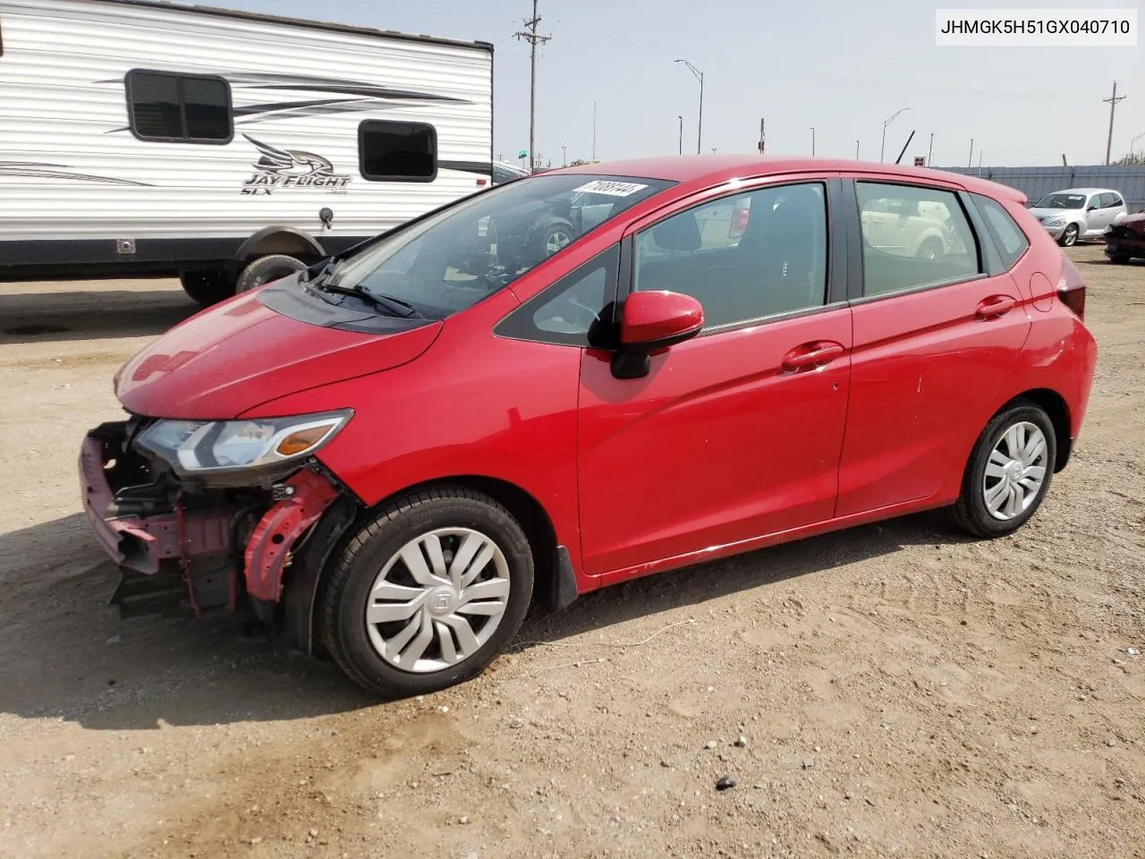 JHMGK5H51GX040710 2016 Honda Fit Lx