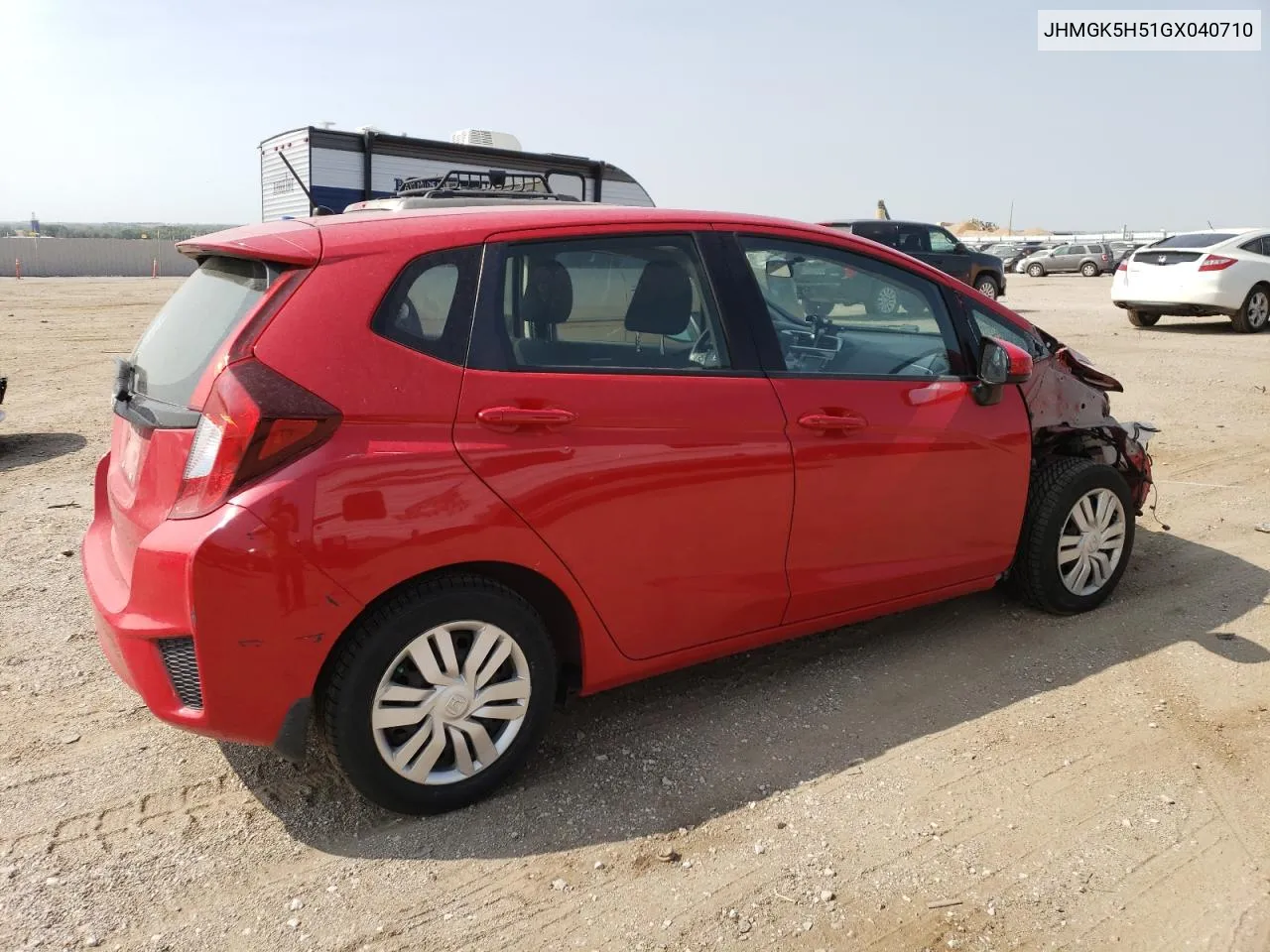 JHMGK5H51GX040710 2016 Honda Fit Lx