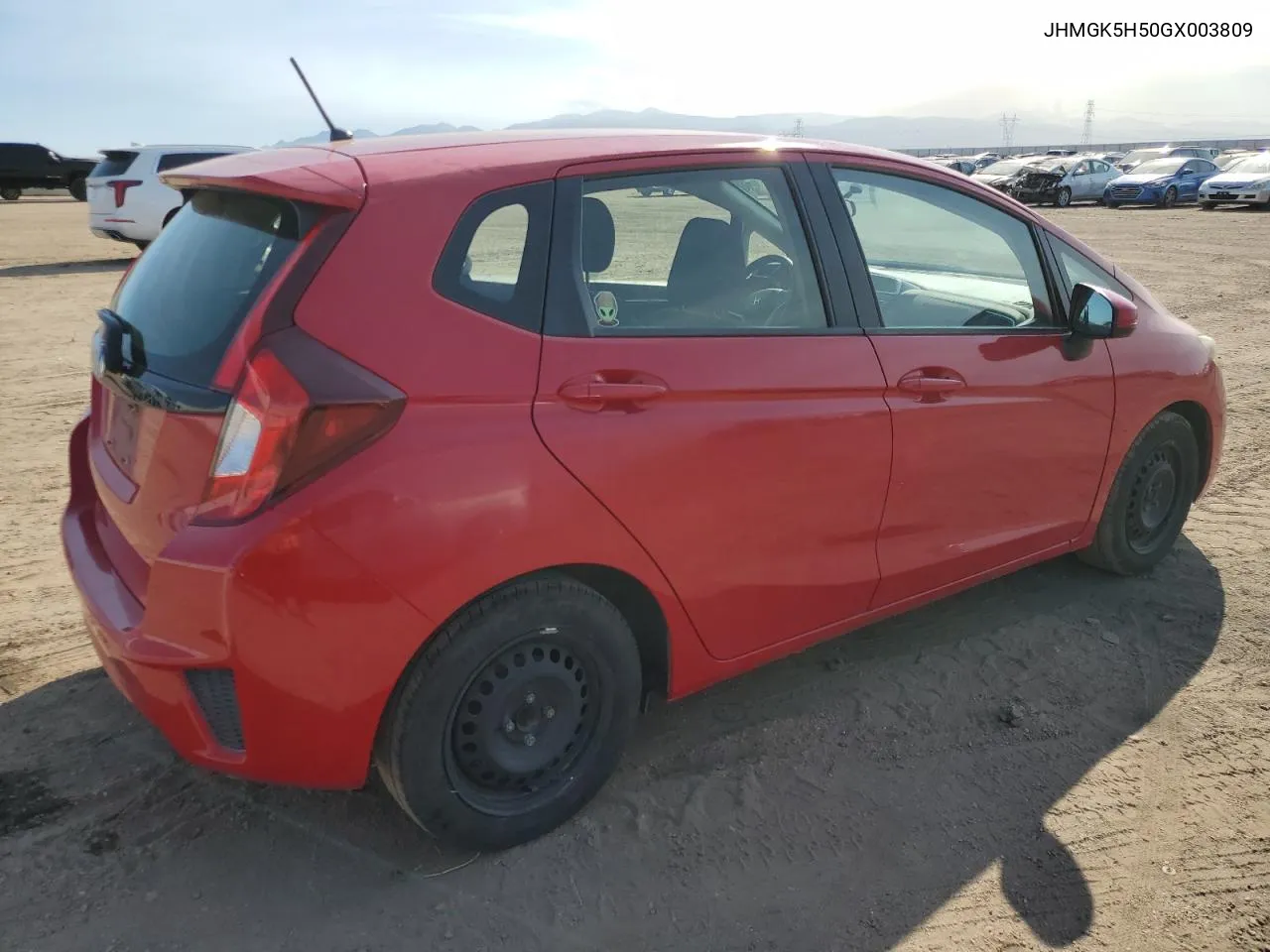 JHMGK5H50GX003809 2016 Honda Fit Lx