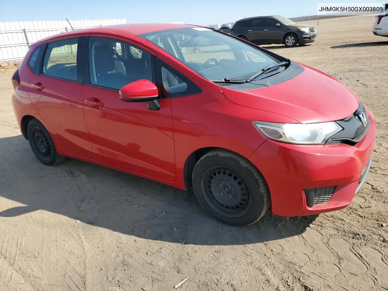 JHMGK5H50GX003809 2016 Honda Fit Lx