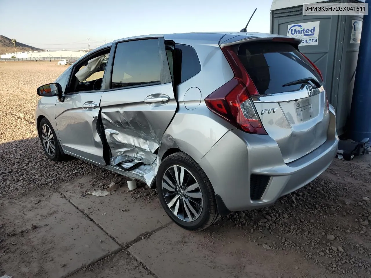 JHMGK5H72GX041611 2016 Honda Fit Ex