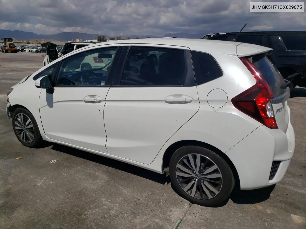 2016 Honda Fit Ex VIN: JHMGK5H71GX029675 Lot: 71454814