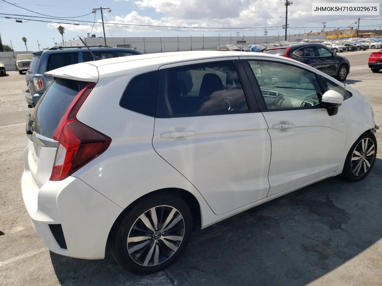 2016 Honda Fit Ex VIN: JHMGK5H71GX029675 Lot: 71454814