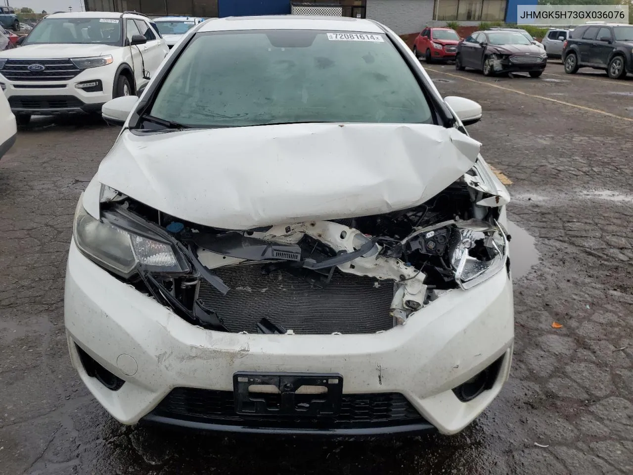 JHMGK5H73GX036076 2016 Honda Fit Ex