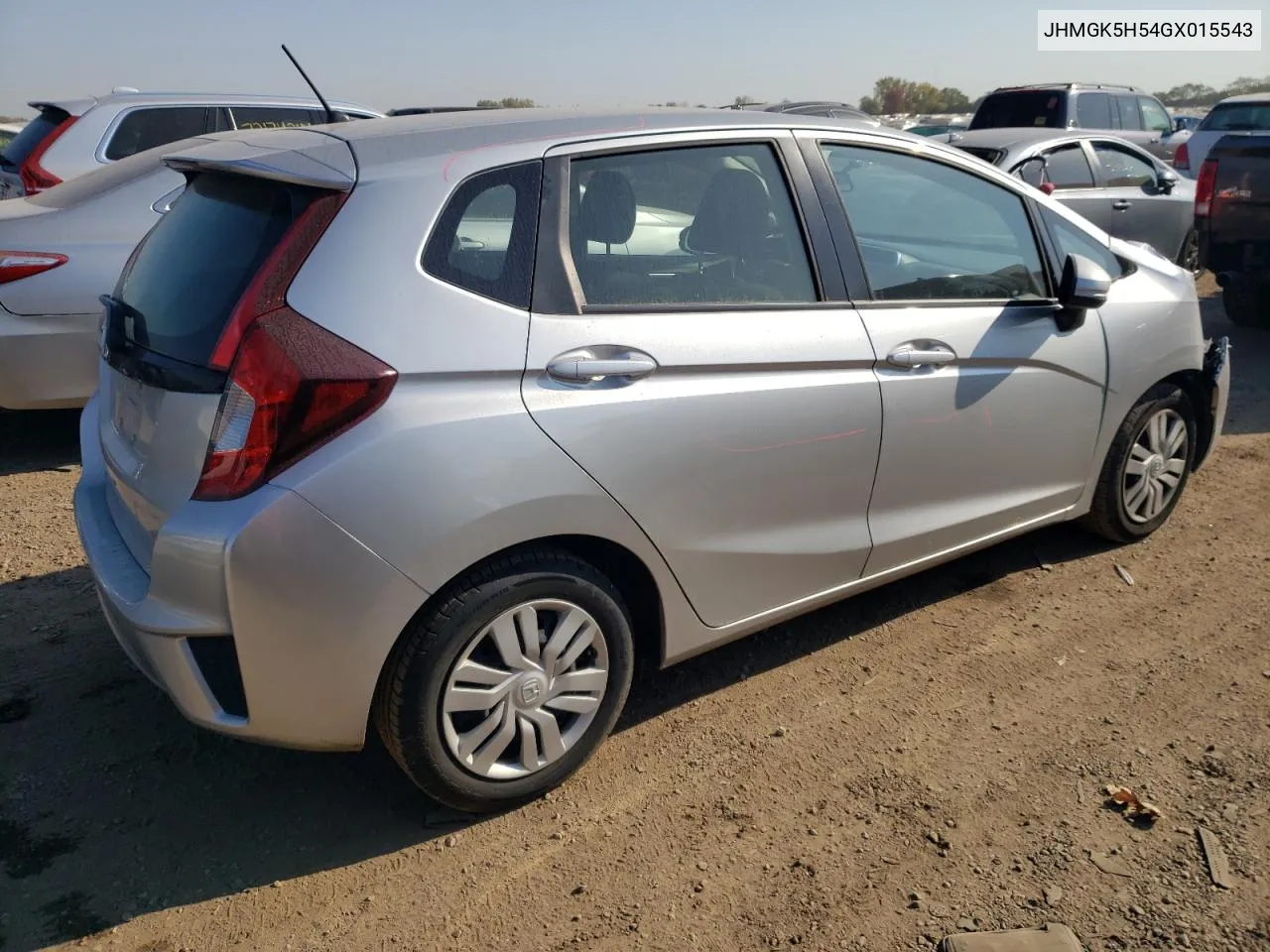 JHMGK5H54GX015543 2016 Honda Fit Lx