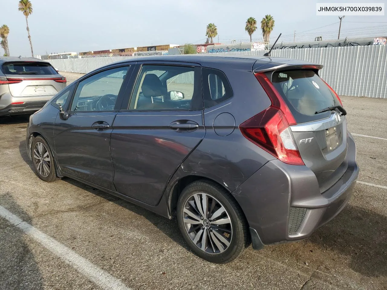 2016 Honda Fit Ex VIN: JHMGK5H70GX039839 Lot: 72370684