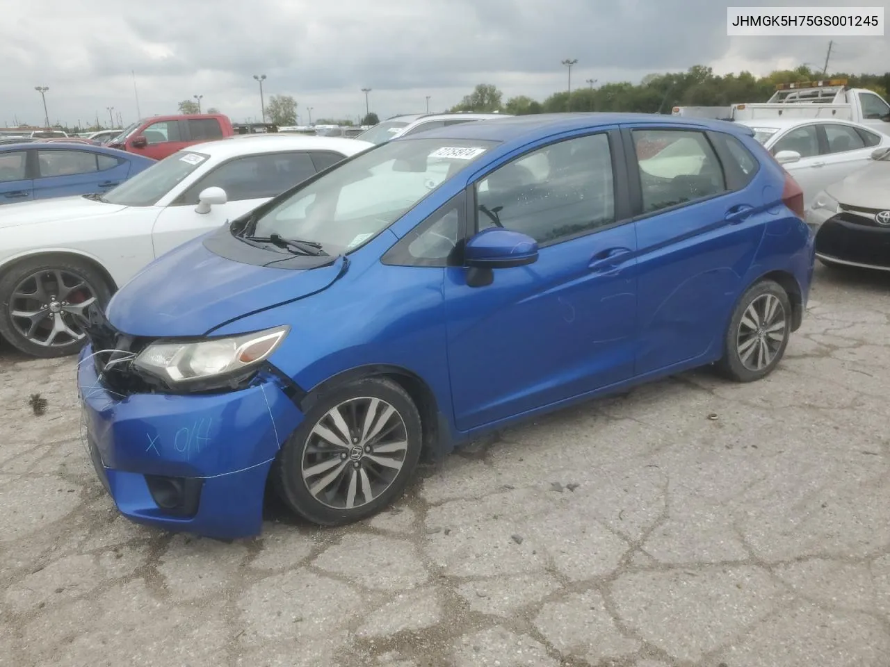 2016 Honda Fit Ex VIN: JHMGK5H75GS001245 Lot: 72754974