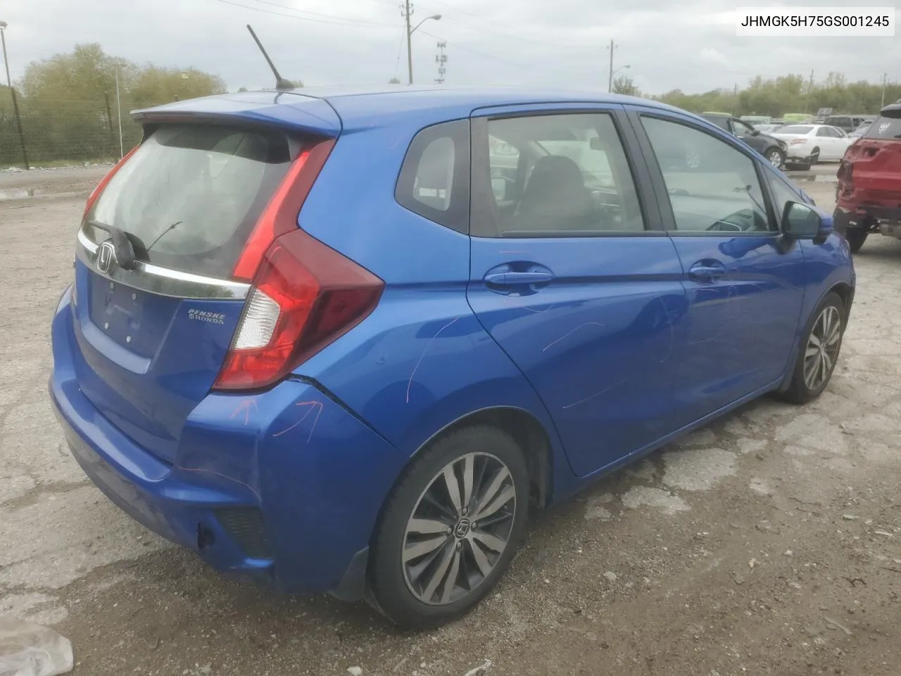 2016 Honda Fit Ex VIN: JHMGK5H75GS001245 Lot: 72754974