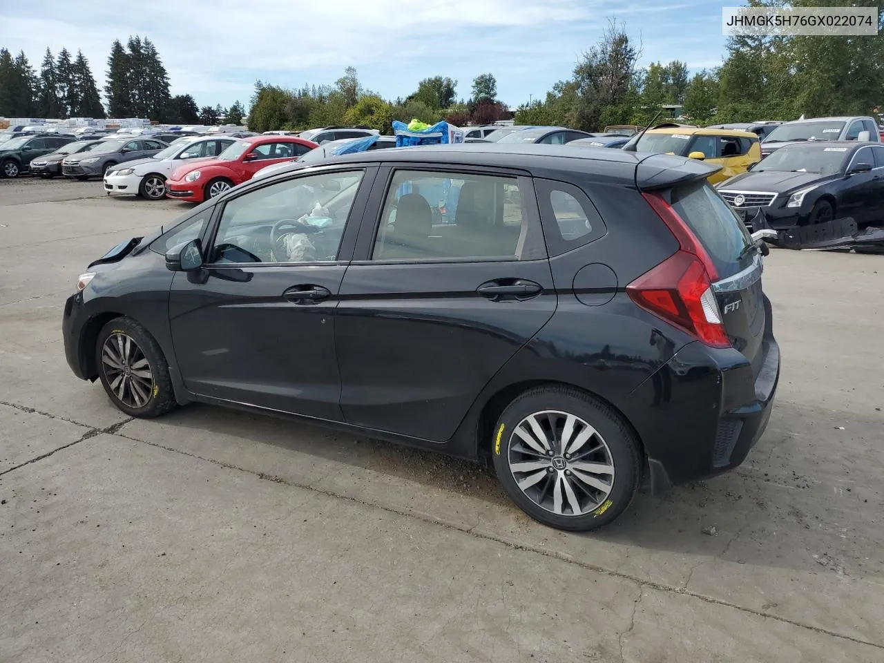 JHMGK5H76GX022074 2016 Honda Fit Ex