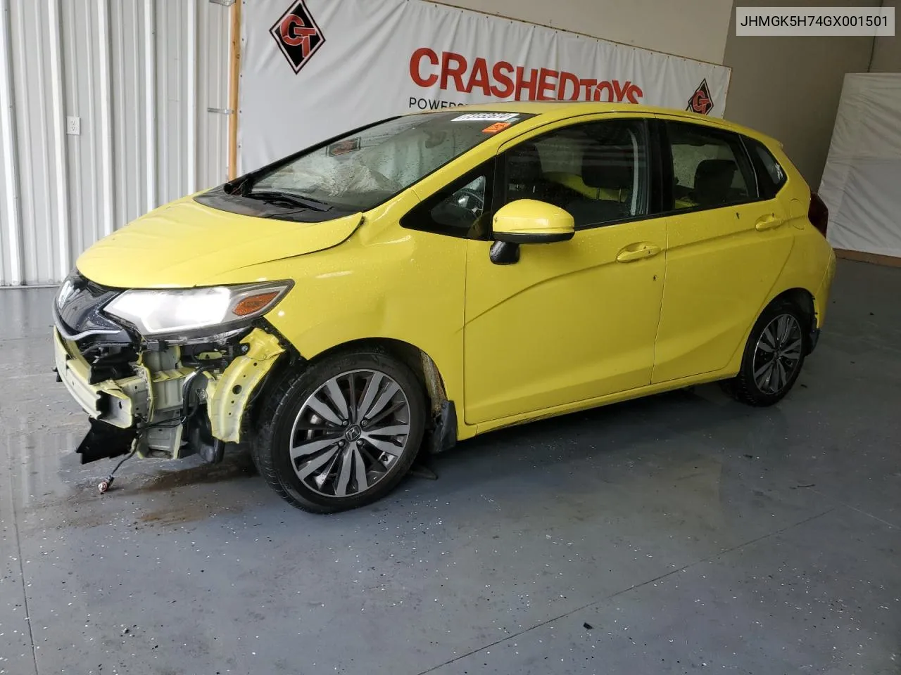 2016 Honda Fit Ex VIN: JHMGK5H74GX001501 Lot: 73152674