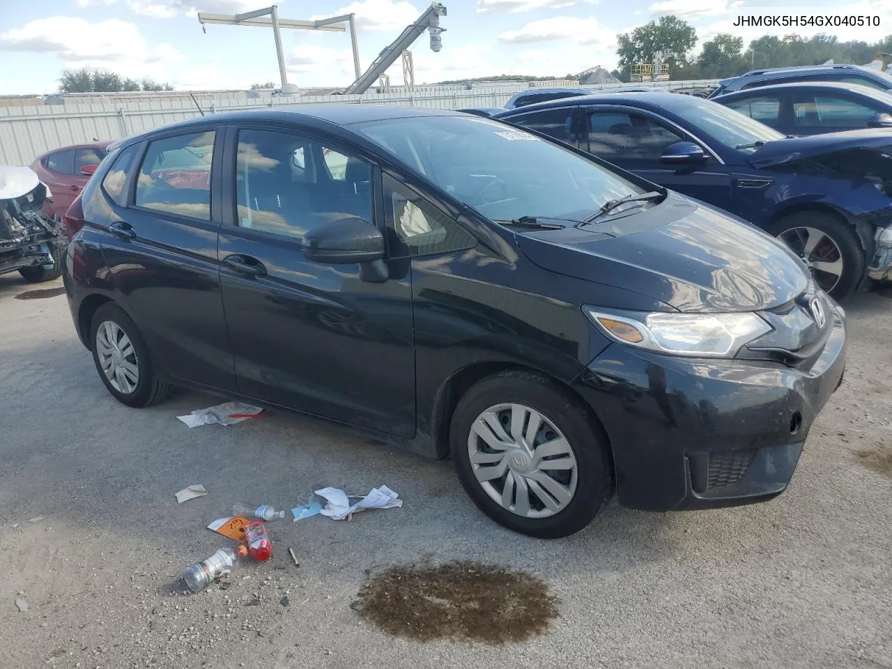 2016 Honda Fit Lx VIN: JHMGK5H54GX040510 Lot: 73170614