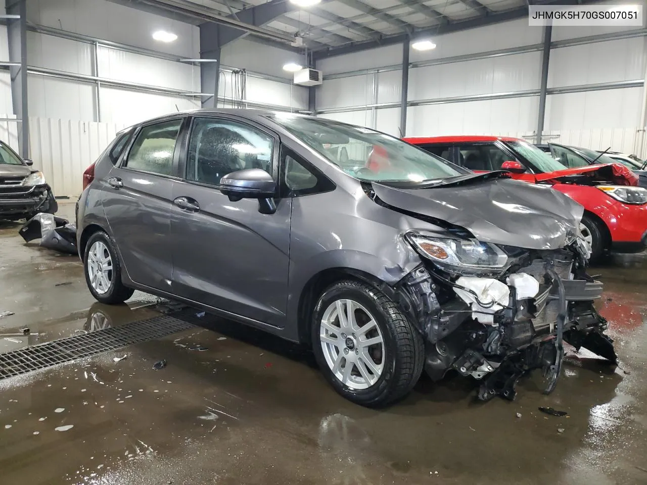 2016 Honda Fit Ex VIN: JHMGK5H70GS007051 Lot: 73196864