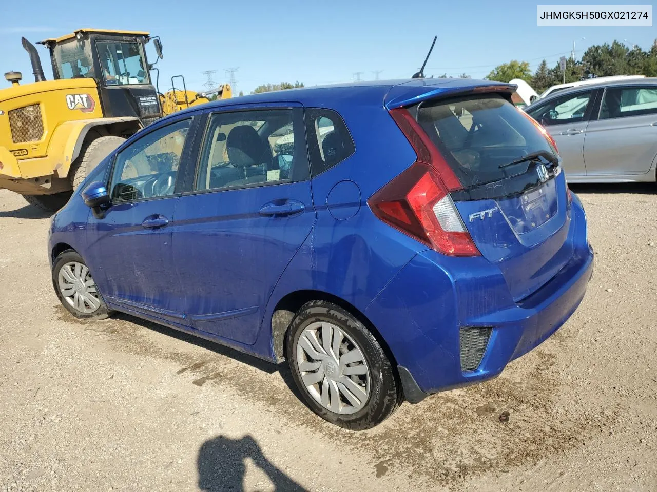 JHMGK5H50GX021274 2016 Honda Fit Lx