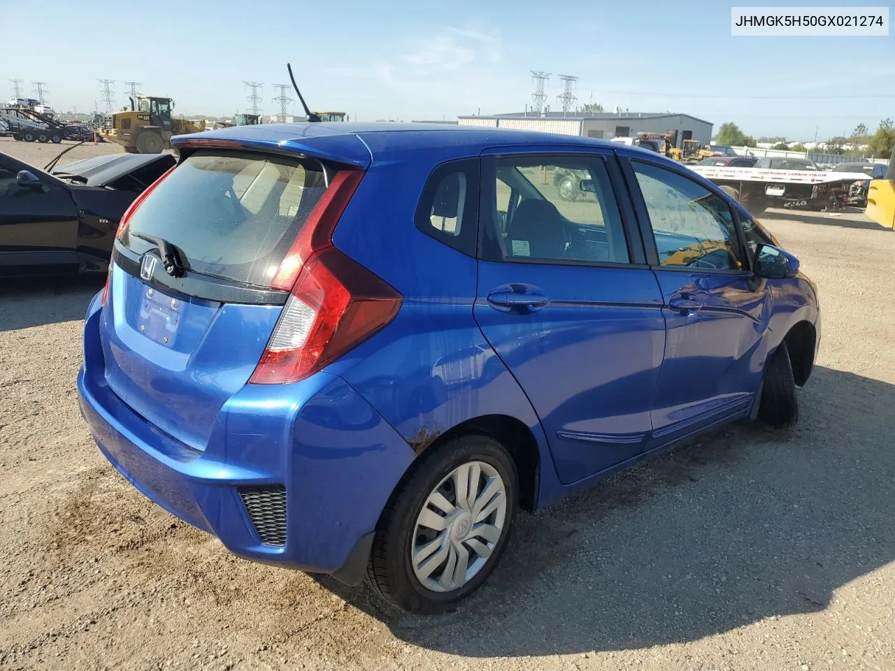 2016 Honda Fit Lx VIN: JHMGK5H50GX021274 Lot: 73422744