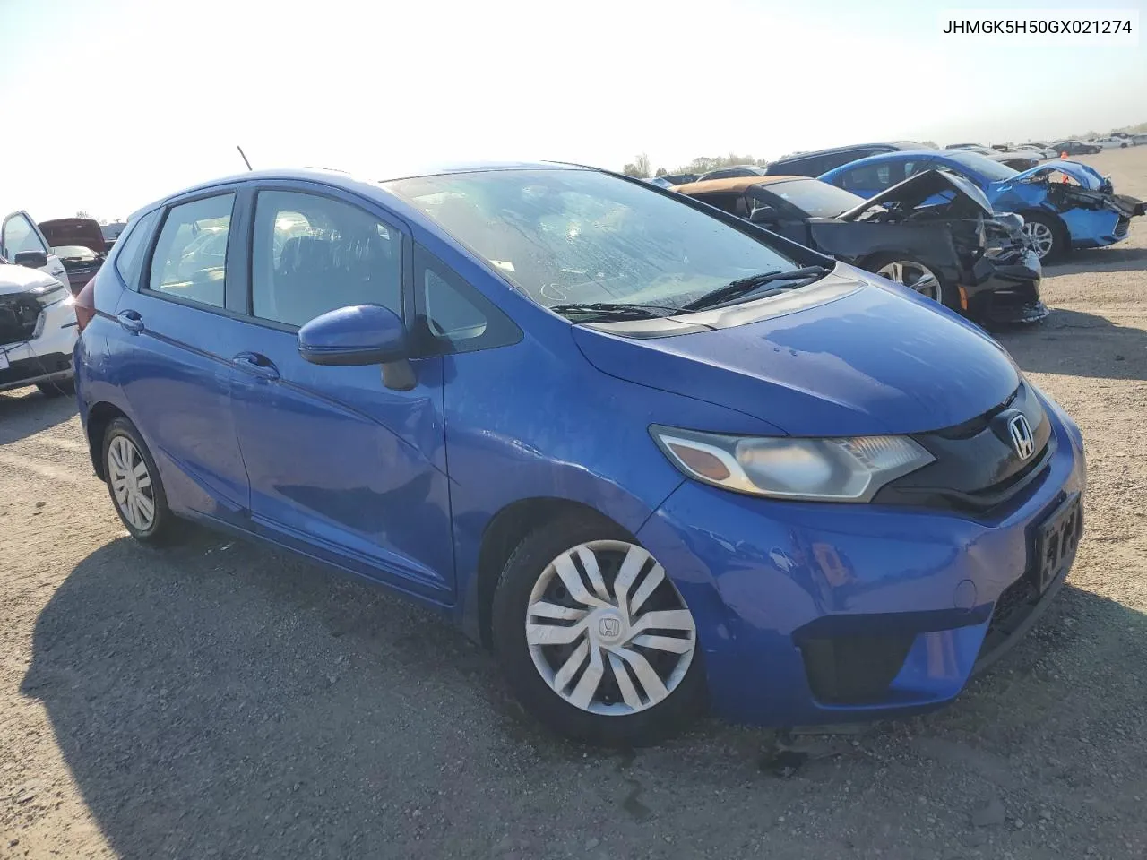 2016 Honda Fit Lx VIN: JHMGK5H50GX021274 Lot: 73422744