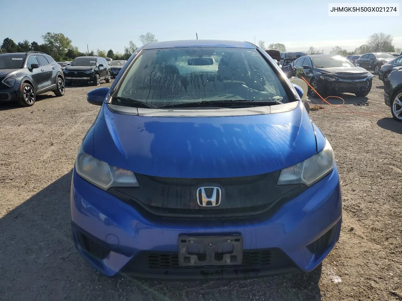 JHMGK5H50GX021274 2016 Honda Fit Lx