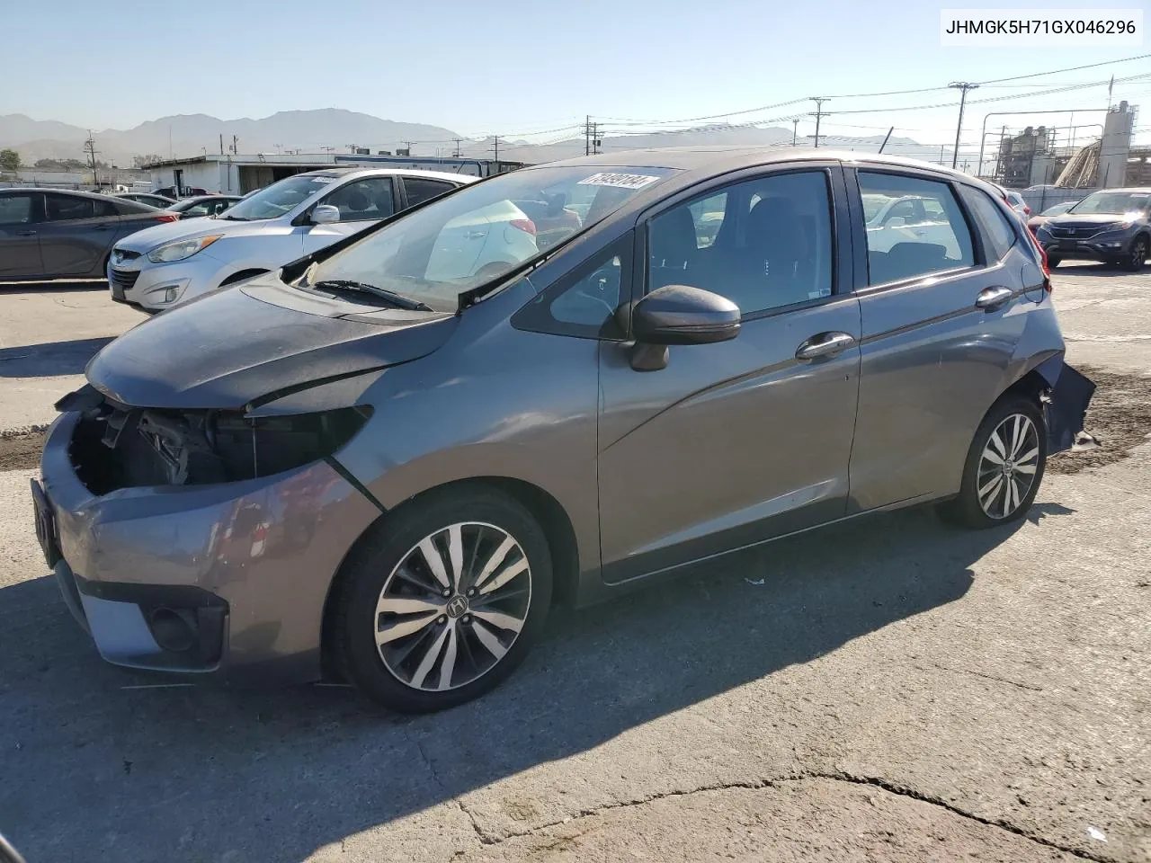 2016 Honda Fit Ex VIN: JHMGK5H71GX046296 Lot: 73499184