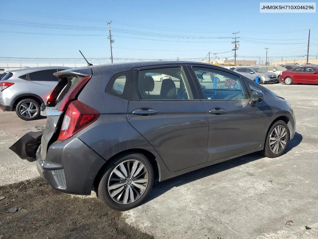 2016 Honda Fit Ex VIN: JHMGK5H71GX046296 Lot: 73499184