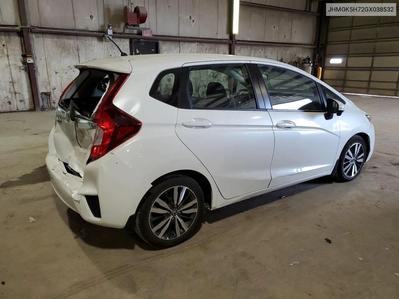 2016 Honda Fit Ex VIN: JHMGK5H72GX038532 Lot: 73539454