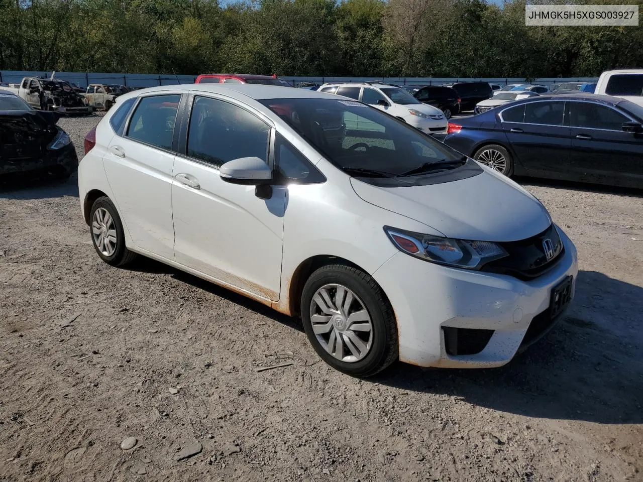 2016 Honda Fit Lx VIN: JHMGK5H5XGS003927 Lot: 73866524