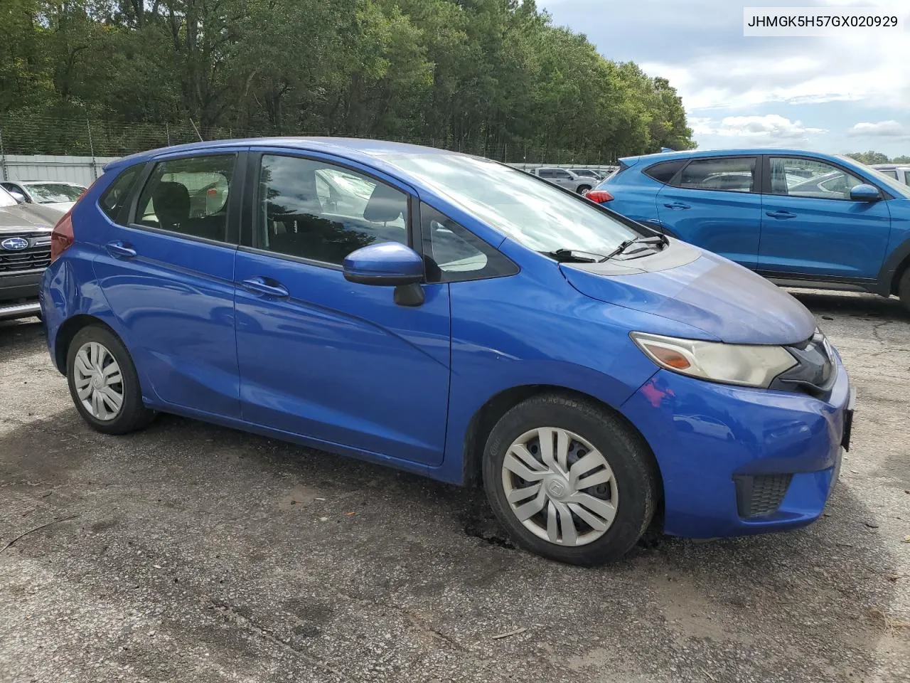 2016 Honda Fit Lx VIN: JHMGK5H57GX020929 Lot: 73911344