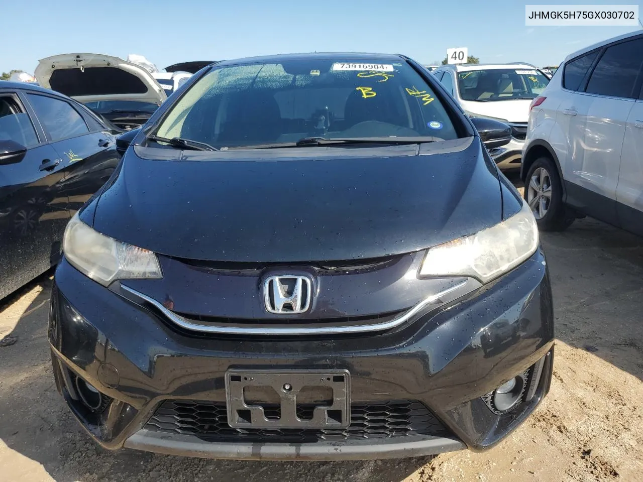 2016 Honda Fit Ex VIN: JHMGK5H75GX030702 Lot: 73916904