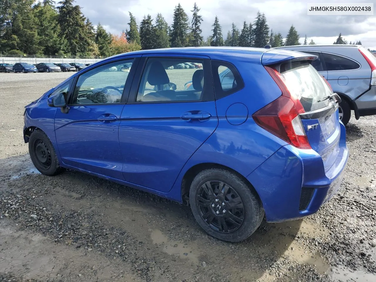 2016 Honda Fit Lx VIN: JHMGK5H58GX002438 Lot: 73936804