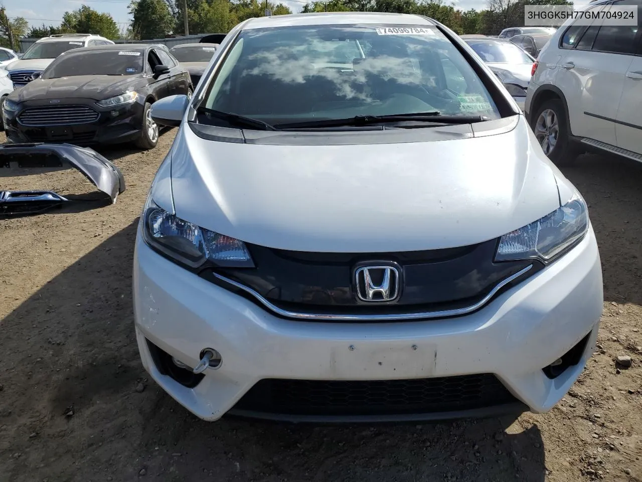 2016 Honda Fit Ex VIN: 3HGGK5H77GM704924 Lot: 74096784