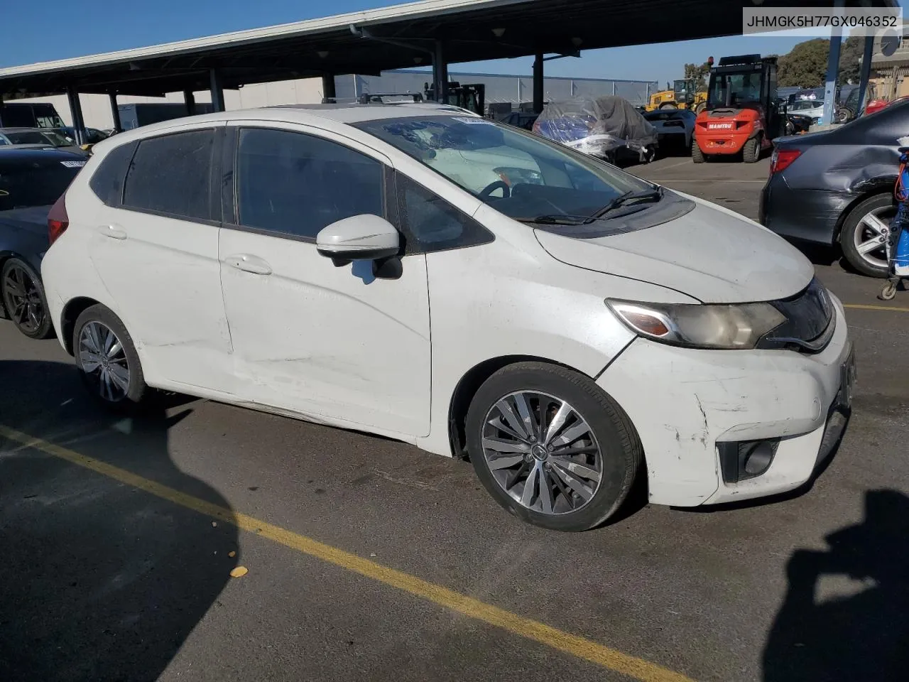 2016 Honda Fit Ex VIN: JHMGK5H77GX046352 Lot: 74536504