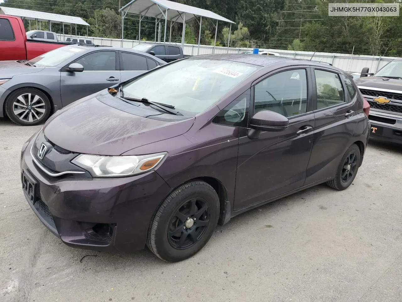 2016 Honda Fit Ex VIN: JHMGK5H77GX043063 Lot: 74735344