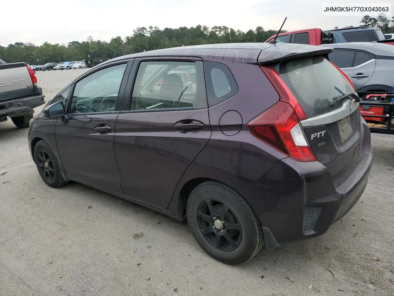 2016 Honda Fit Ex VIN: JHMGK5H77GX043063 Lot: 74735344