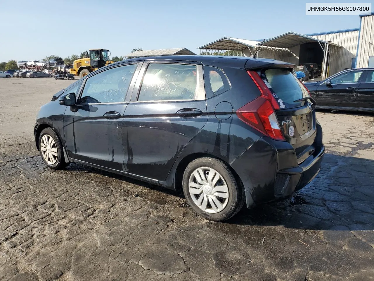 2016 Honda Fit Lx VIN: JHMGK5H56GS007800 Lot: 74784344