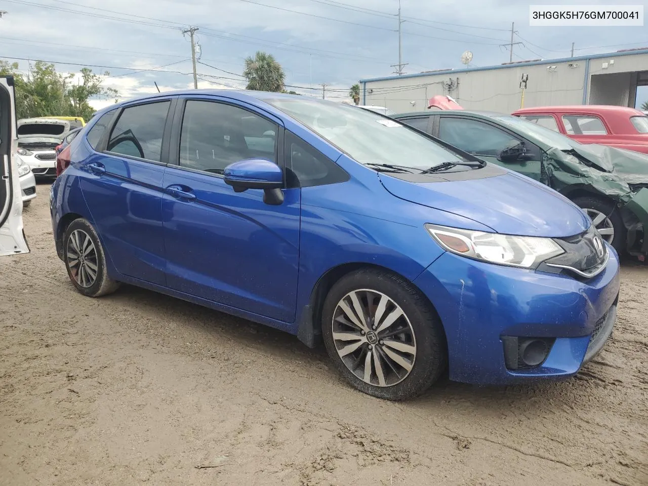 2016 Honda Fit Ex VIN: 3HGGK5H76GM700041 Lot: 74796384