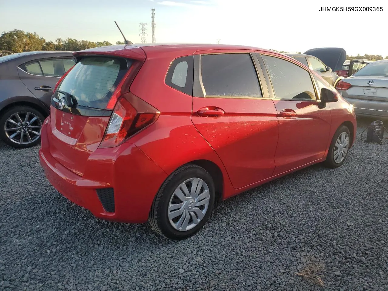 2016 Honda Fit Lx VIN: JHMGK5H59GX009365 Lot: 74800044